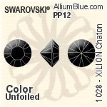 Swarovski XILION Chaton (1028) PP12 - Color Unfoiled