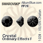 施華洛世奇 XILION Chaton (1028) PP28 - Crystal (Ordinary Effects) With Platinum Foiling