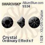 Swarovski XILION Chaton (1028) SS34 - Crystal (Ordinary Effects) With Platinum Foiling