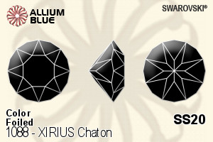 Swarovski XIRIUS Chaton (1088) SS20 - Color With Platinum Foiling