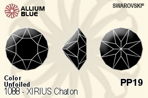 Swarovski XIRIUS Chaton (1088) PP19 - Color Unfoiled