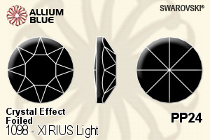 Swarovski XIRIUS Light (1098) PP24 - Crystal Effect With Platinum Foiling