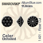 Swarovski Rose Cut (1401) 10mm - Color Unfoiled