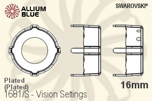 施华洛世奇 Vision花式石爪托 (1681/S) 16mm - 镀面 - 关闭视窗 >> 可点击图片