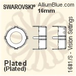 Swarovski Vision Settings (1681/S) 16mm - Plated