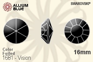 Swarovski Vision (1681) 16mm - Color With Platinum Foiling - Haga Click en la Imagen para Cerrar