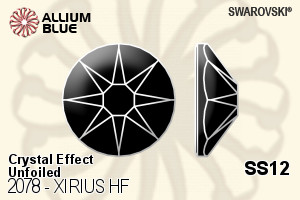 Swarovski XIRIUS Flat Back Hotfix (2078) SS12 - Crystal Effect Unfoiled - Haga Click en la Imagen para Cerrar