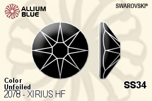 Swarovski XIRIUS Flat Back Hotfix (2078) SS34 - Color Unfoiled