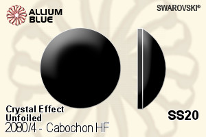 Swarovski Cabochon Flat Back Hotfix (2080/4) SS20 - Crystal Effect Unfoiled - Click Image to Close