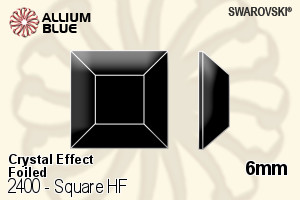Swarovski Square Flat Back Hotfix (2400) 6mm - Crystal Effect With Aluminum Foiling - Haga Click en la Imagen para Cerrar