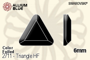 施華洛世奇 Triangle 熨底平底石 (2711) 6mm - 顏色 鋁質水銀底 - 關閉視窗 >> 可點擊圖片