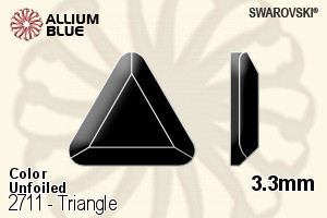 施華洛世奇 Triangle 平底石 (2711) 3.3mm - 顏色 無水銀底 - 關閉視窗 >> 可點擊圖片