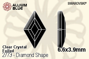 SWAROVSKI 2773 6.6X3.9MM CRYSTAL F