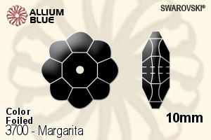 施華洛世奇 Margarita 手縫石 (3700) 10mm - 顏色 白金水銀底 - 關閉視窗 >> 可點擊圖片