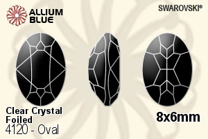 SWAROVSKI 4120 8X6MM CRYSTAL F