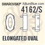 4162/S - Elongated Oval Settings