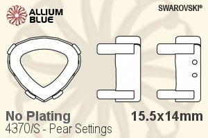 施华洛世奇 Pear花式石爪托 (4370/S) 15.5x14mm - 无镀层 - 关闭视窗 >> 可点击图片