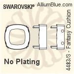 Swarovski Fantasy Cushion Settings (4483/S) 8mm - No Plating