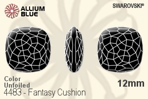 スワロフスキー Fantasy Cushion ファンシーストーン (4483) 12mm - カラー 裏面にホイル無し - ウインドウを閉じる