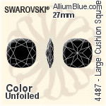 Swarovski Large Cushion Square Fancy Stone (4487) 27mm - Color Unfoiled