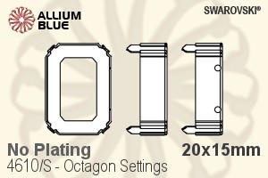 施華洛世奇 Octagon花式石爪托 (4610/S) 20x15mm - 無鍍層 - 關閉視窗 >> 可點擊圖片