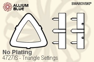 Swarovski Triangle Settings (4727/S) 23mm - No Plating - Click Image to Close