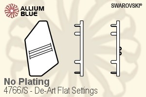 Swarovski De-Art Flat Settings (4766/S) 38x21mm - No Plating - 关闭视窗 >> 可点击图片