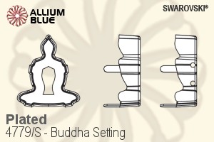 施华洛世奇 Buddha Setting (4779/S) 18x15.6mm - 镀面 - 关闭视窗 >> 可点击图片