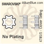 Swarovski Clover Setting (4785/S) 23mm - No Plating