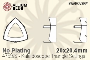 施華洛世奇 Kaleidoscope Triangle花式石爪托 (4799/S) 20x20.4mm - 無鍍層 - 關閉視窗 >> 可點擊圖片