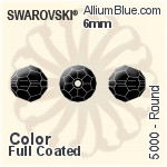 スワロフスキー ラウンド ビーズ (5000) 6mm - カラー (Full Coated)
