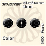 施華洛世奇 圓形 串珠 (5000) 12mm - 顏色