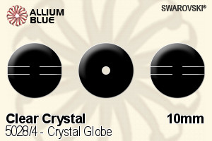 スワロフスキー Crystal Globe ビーズ (5028/4) 10mm - クリスタル - ウインドウを閉じる