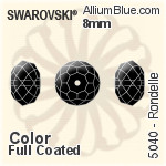 Swarovski Rondelle Bead (5040) 8mm - Color (Full Coated)