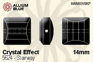 スワロフスキー Stairway ビーズ (5624) 14mm - クリスタル エフェクト - ウインドウを閉じる