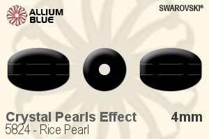 施华洛世奇 Rice 珍珠 (5824) 4mm - 水晶珍珠