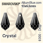 Swarovski Drop Pendant (6000) 13x6.5mm - Clear Crystal