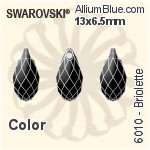 Swarovski Briolette Pendant (6010) 13x6.5mm - Color