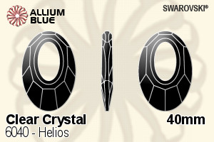 スワロフスキー Helios ペンダント (6040) 40mm - クリスタル - ウインドウを閉じる