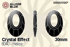 施華洛世奇 Helios 吊墜 (6040) 30mm - 白色（半塗層）