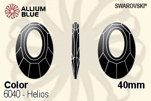 スワロフスキー Helios ペンダント (6040) 40mm - カラー - ウインドウを閉じる