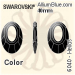 スワロフスキー Helios ペンダント (6040) 40mm - カラー