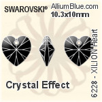 Swarovski XILION Heart Pendant (6228) 10.3x10mm - Crystal Effect