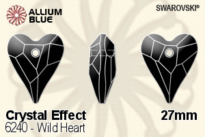 Swarovski Wild Heart Pendant (6240) 27mm - Crystal Effect - Haga Click en la Imagen para Cerrar