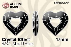 Swarovski Miss U Heart Pendant (6262) 17mm - Crystal Effect - Haga Click en la Imagen para Cerrar