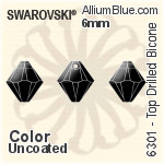 Swarovski Heart Pendant (6225) 10mm - Clear Crystal
