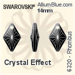 Swarovski Rhombus Pendant (6320) 14mm - Crystal Effect