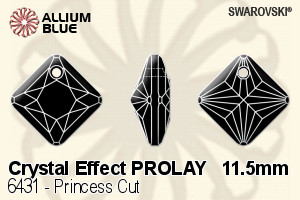 Swarovski Princess Cut Pendant (6431) 11.5mm - Crystal Effect PROLAY - Click Image to Close