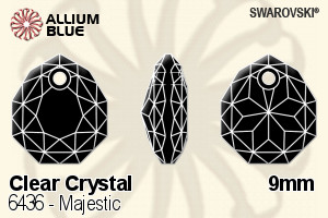 Swarovski Majestic Pendant (6436) 9mm - Clear Crystal