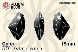 Swarovski Galactic Vertical Pendant (6656) 19mm - Color - Click Image to Close